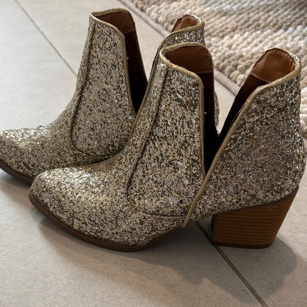Not Rated Sparkling Ankle Booties